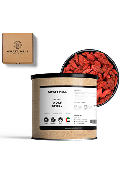 AWAFI MILL Wolf Berry | Premium Dried Red Wolfberries | Naturally Sweet & Chewy