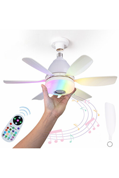 OEM SMART Ceiling Fan LED Lighting with Speaker, Bluetooth Connection, 32W La...