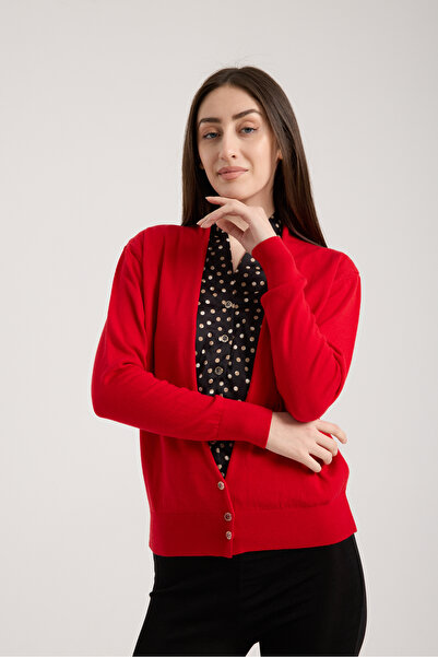 Moda Days Chiffon Detailed Double Knit Jacket