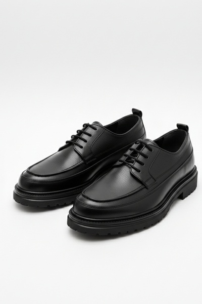 LUSIVE Genuine Leather Black Casual Comfortable Men's Classic Shoes Luass28Al...