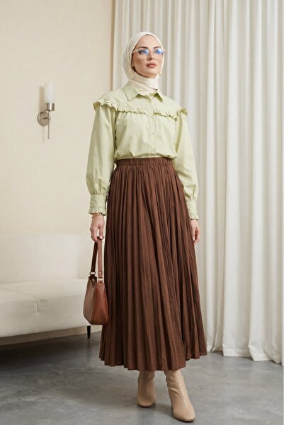 HİJABAYA Ελαστική Φούστα με Λάστιχο στη Μέση