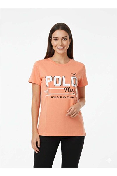 poloplay Ladies Graphic T-shirt -ORANGE