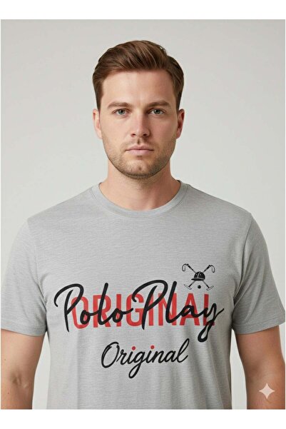 poloplay Boys Graphic T-shirt -GREY