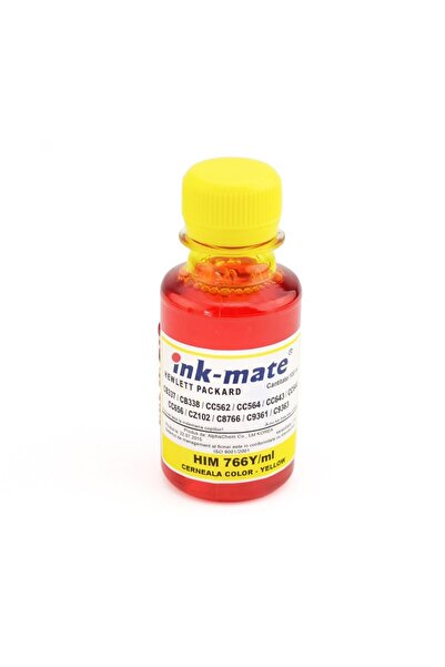 Piklinkmate Жълт пълнител за мастило за принтери HP 100 мл