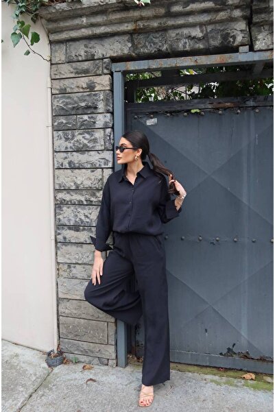 KECHİ WOMAN Tencel Fabric Shirt Suit