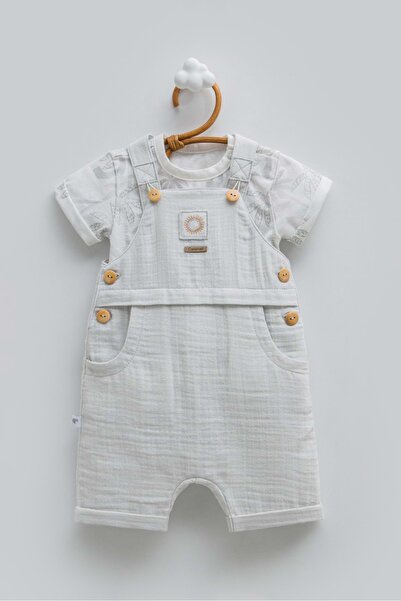 Caramell Free Boy Muslin Salopet Gray