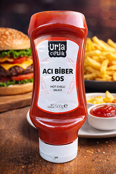 URLA ÇİFTLİK Gurme Soslar Serisi 5'li paket (Sriracha-Sweet Chili-Hot Chili-Barbekü-Sarımsaklı Mayonez)