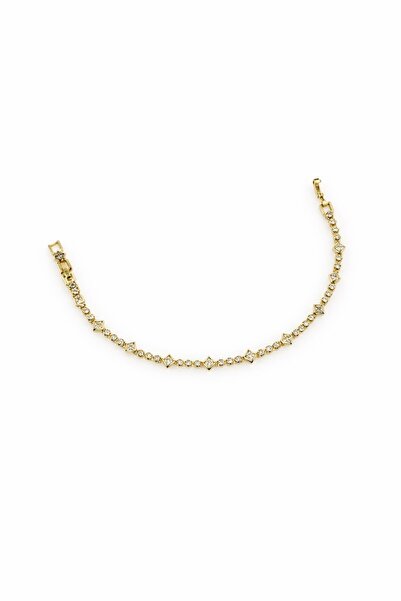 Sacha Accessories Geometric Stone Row Bracelet