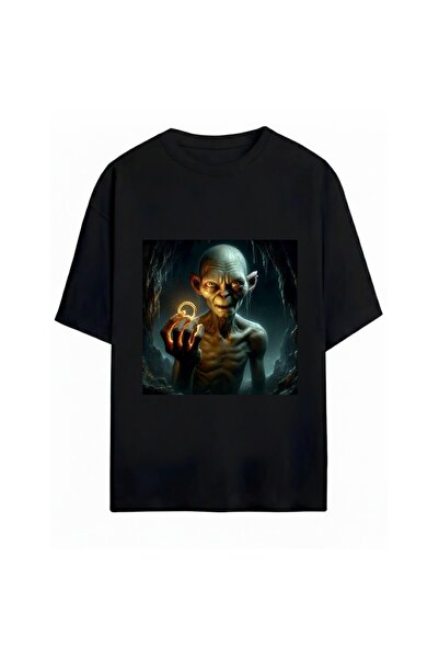 SVART WEAR Μπλουζάκι Oversize Unisex με στάμπα  "Ο Άρχοντας των Δαχτυλιδιών "