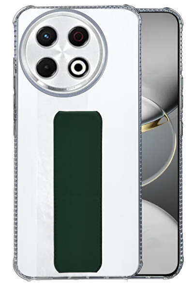 Generic Tecno Spark 30 Pro - ShockProof Silicone Back Cover With Hand Grip Ho...