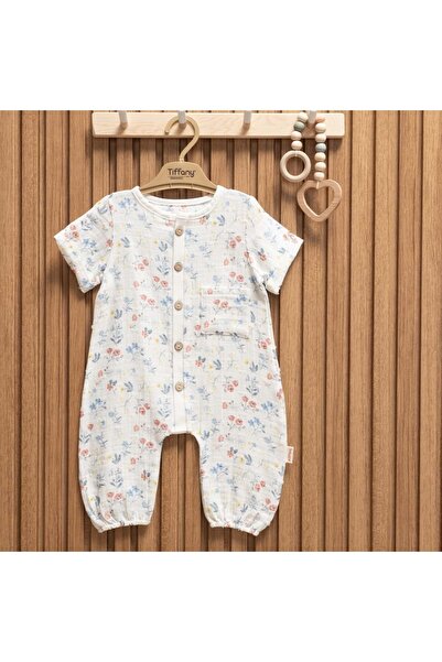 Tiffany Sweet Muslin Jumpsuit Ecru