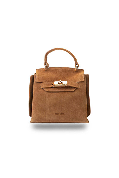 TORO NERO Women's brown genuine leather bag Renata