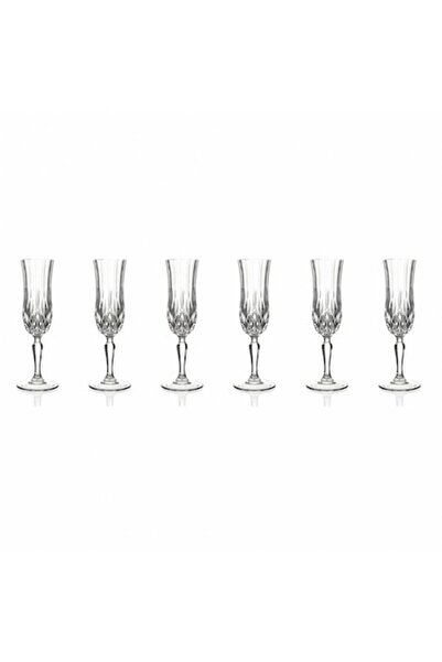 RCR Crystal Set 6 pahare cu picior pentru sampanie Opera