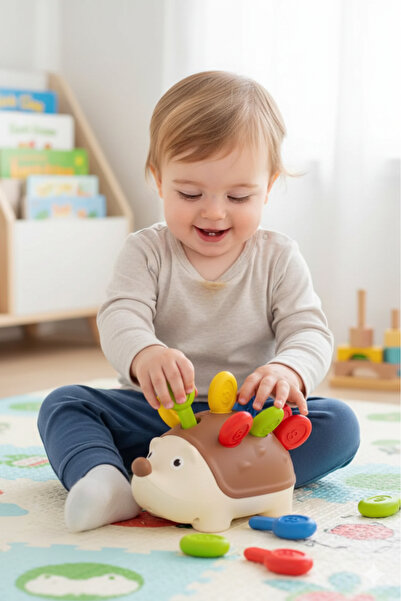Tıfıl Toys Colorful Hedgehog Educational Bultak Intelligence Game