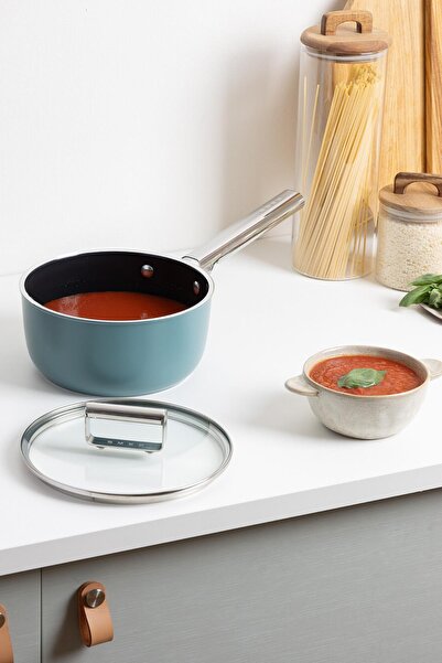 SMEG Cookware 50'S Style Emerald Green Sos Tencere 20 cm