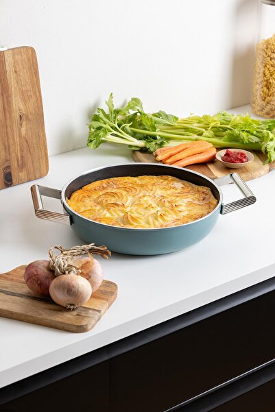 SMEG Cookware 50'S Style Emerald Green Pilav Tencere 28 cm