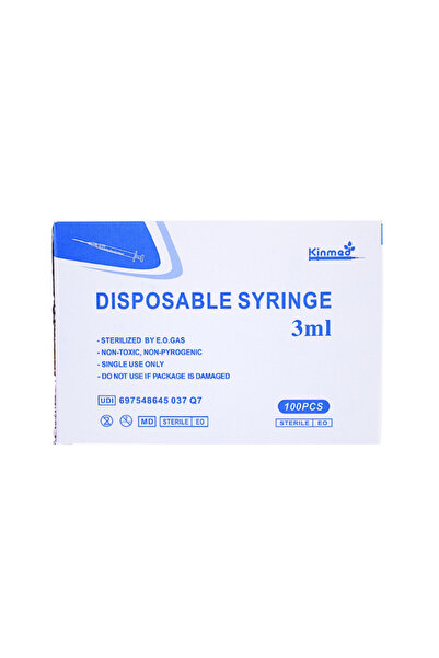 DISPOSIBLE SYRING DISPOSABLE SYRINGE 3ML×100PCS