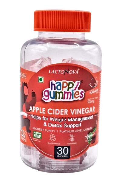 HAPPI Fiber Gummies Apple Cidar Vinegar 30S