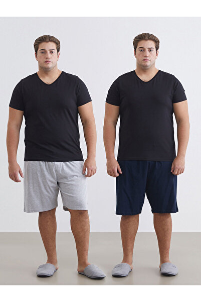 LC Waikiki Pijamale pentru bărbați Özmarka New Season Slim Fit, pantaloni scu...