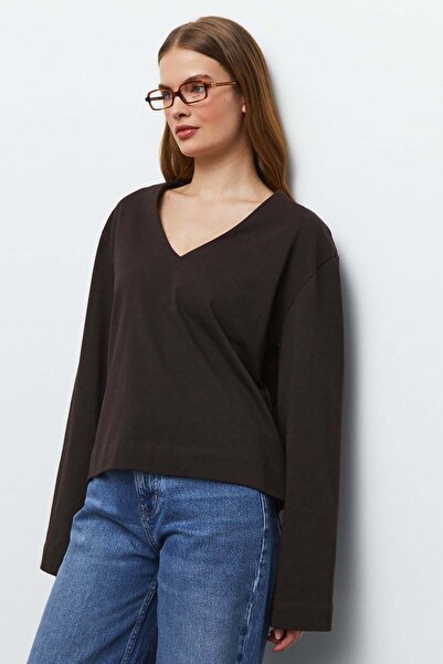 urban focus V Yaka Uzun Kol T-Shirt