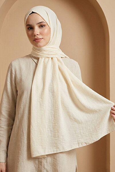 Armine Soft Vual Shawl - 46 - Cream