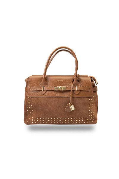 TORO NERO Women's brown genuine leather bag Mira