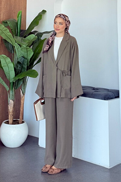 Hazamoda Double Pocket Modal Suit Mint