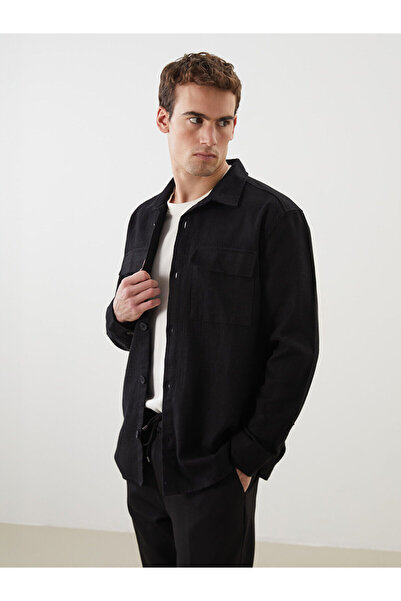 LC Waikiki سترة قميص رجالية بأكمام طويلة مناسبة للموسم الجديد من Peak