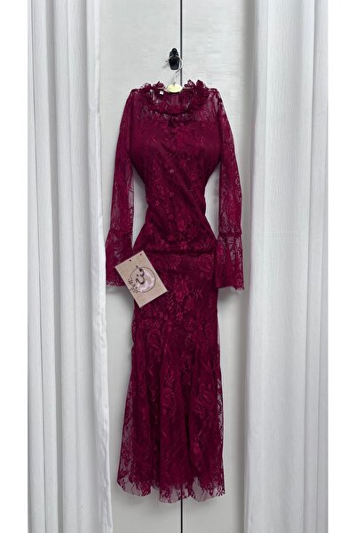 TREC CHIC Soft Lace maxi dress