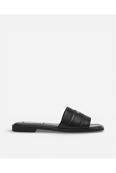 Steve Madden ASHTEN BLACK LEAT Kadın Siyah Terlik ASHTEN