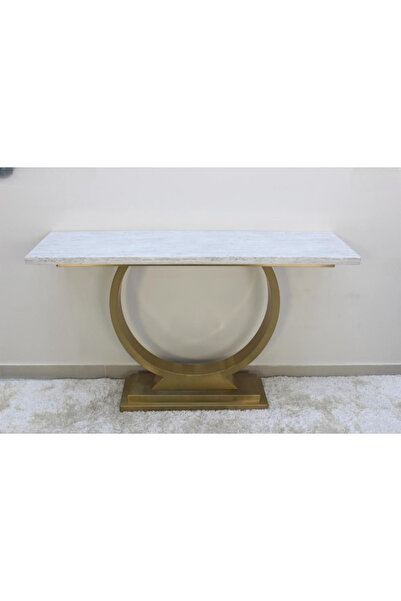 DEC8 Console table with a high-end and luxurious gold finish
