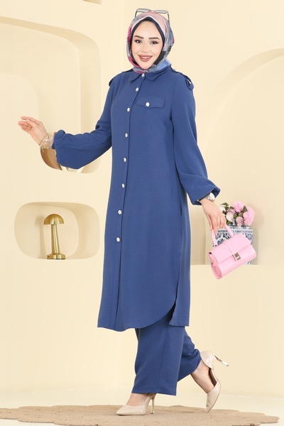 ModaMerve Aksesuar Cepli Aerobin Takım 2815SL432-MS İndigo