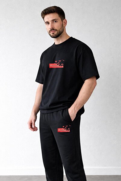 Trend Eşofman Ανδρικό εποχιακό σετ με στάμπα στον άνω και τον κάτω μέρος