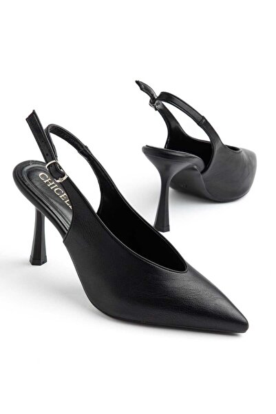 CHICELLA Millano crne ženske stileto cipele Cipele sa štiklom