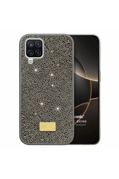 Microsonic Samsung Galaxy A12 Case Cosmic Shine Dark Gray