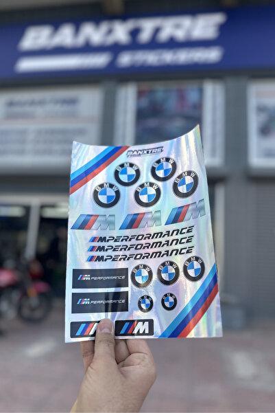 Banxtre Sponsored Brands Hologram A4 Sticker Pack for Motorcycles and Helmets...