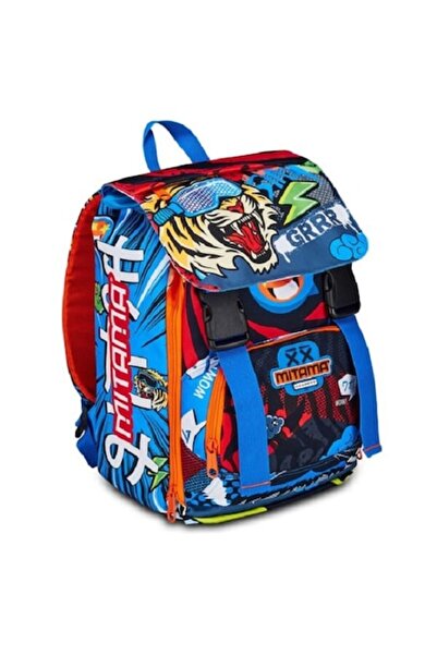 Mitama Rucsac, extensibil, cu 4 fermoare, Wild Tiger, 40x28x18-25cm