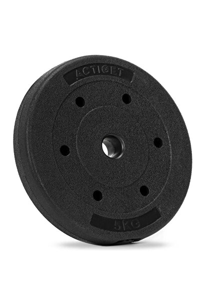 SERSIMO Disc de greutate, 5 kg, umplutură bituminoasă, acoperire PP, 29 mm, n...