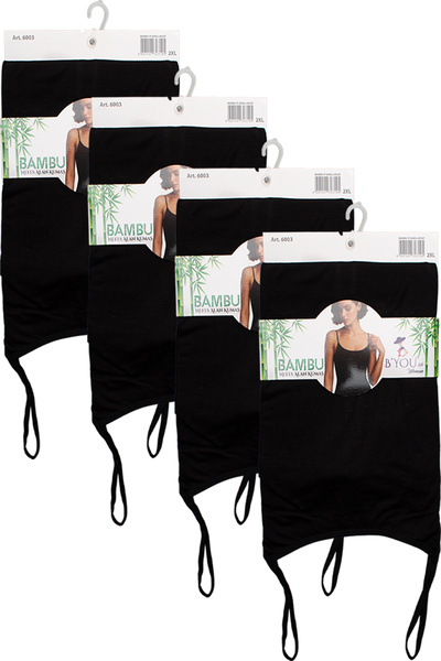 B'YOU life 4-Piece Rope Strap L Stretch Fabric Bamboo Women's Tank Top