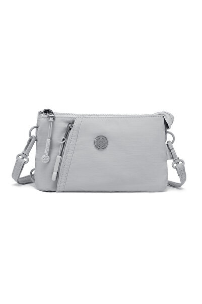 SMART BAGS Gray Ultra Light Fabric Daily Small Size Women's Phone, Money and ...