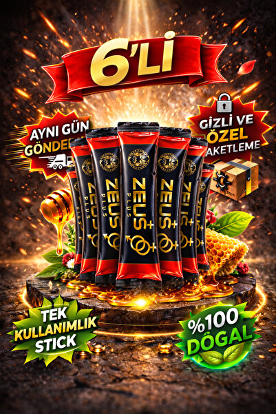 Diyet AVM ZEUS PLUS 6’LI Kuvvt Macunu – Tek Kullanımlık Stick Bitkisel Karışım