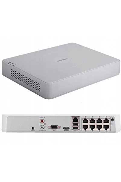 Hikvision DS-7108NI-Q1/8P H265+ 6MP 4MP 1080P 8 Kanal Poeli Tak Çalıştır NVR ...