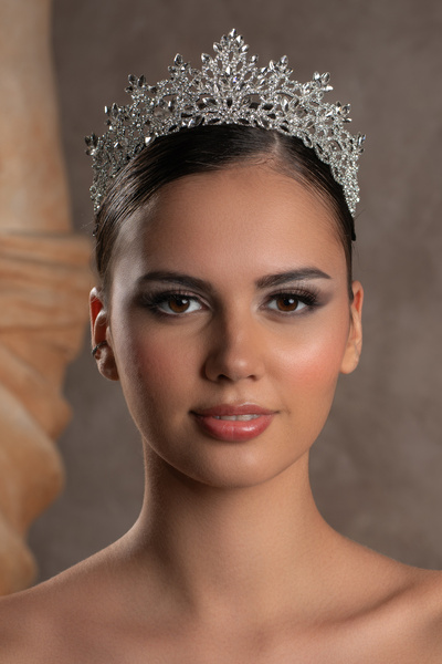 Simay Aksesuar GELİN TACI KINA TACI GELİN SAÇ AKSESUARI TAŞLI GELİN TACI