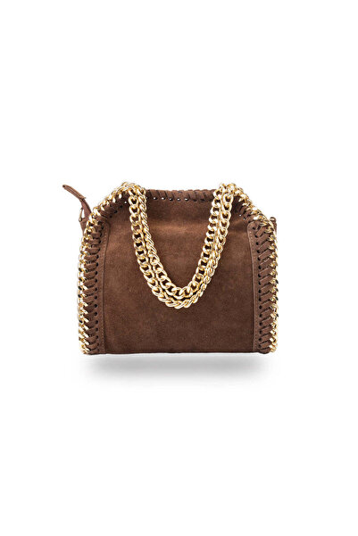 TORO NERO Women's dark brown genuine leather bag Ilona