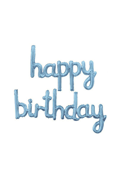 Mirific Party Blue Decorative Garland, Happy Birthday