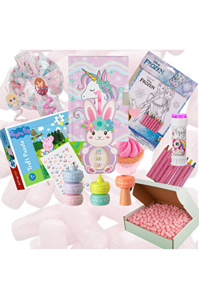 OEM Cadou copii, fetite 2-5 ani, 10 jucarii creative, educative si distractive, zi de nastere,de nume
