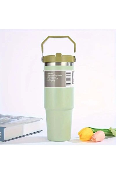 diğer 111 Ergan Outdoor Hot/Cold Insulated Water Bottle - Light Green