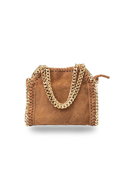 TORO NERO Women's brown genuine leather bag Ilona