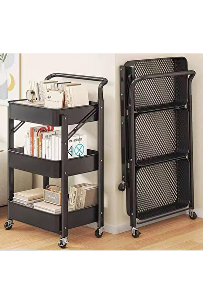 DEC15 Multi-purpose 3-tier foldable shelf