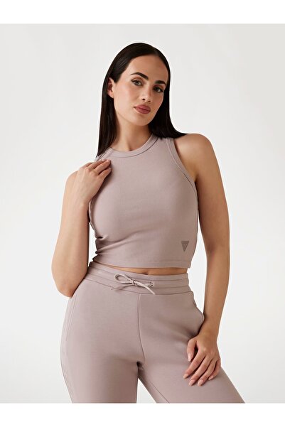 Guess Edie tricot texturat Braletă împletită pentru femei crop V3GP19K8RT2